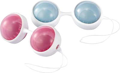 Вагинальные шарики Lelo Luna Beads Розово-голубые (7350022270312)