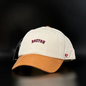 Молочная кепка 47 Brand MLB Boston Red Sox CLEAN UP B-MNISD02CNS-NTA