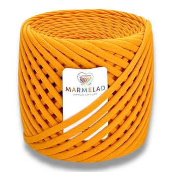 Трикотажная пряжа Мармелад 7-9 мм 100 м Marigold Календула