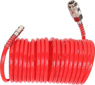 Wąż pneumatyczny Proline spiralny 5 x 8 mm 10 m 66351 Czerwony (5903755663511)