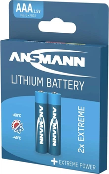 Baterie litowe Ansmann 2 x AAA Lithium (5021013)