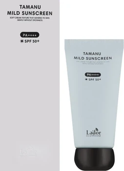 Мягкий солнцезащитный крем Lador Tamanu Mild Sunscreen SPF50+ PA++++ 50 мл (8809982980117)