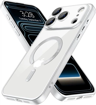 Чохол Fiji Chrome для Apple iPhone 17 Pro з MagSafe та захистом камер матовий Titanium White