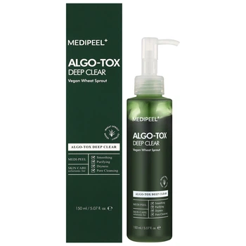 Гель-пенка для глубокого очищения кожи с пептидным комплексом MEDIPEEL Algo-Tox Deep Clear, 150 мл