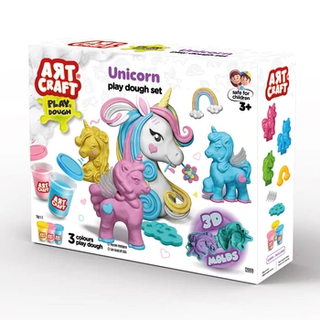Набор для творчества DEDE Toys Art Craft Тесто для лепки Единороги (03999)