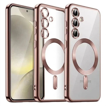 Чехол Fiji Chrome для Samsung Galaxy S25 (S931) с MagSafe и защитой камер Rose Gold