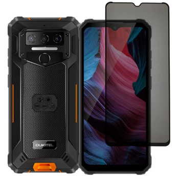 Защитное стекло Fiji Privacy для Oukitel WP23 / WP23 Pro / WP23 Plus / WP23s антишпион Anti-peeping полная проклейка черный