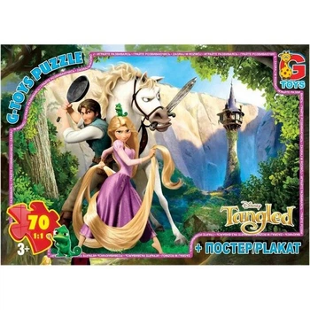Пазли G-Toys Рапунцель 70 ел (TA002)