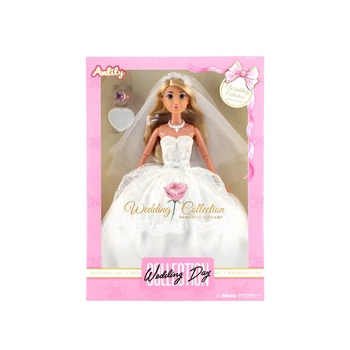 Лялька Anlily Wedding Colection наречена в білій сукні з аксесуарами 29 см (616561)