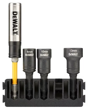 Zestaw krótkich nasadek nasadowych i uchwytów na bity DeWalt DT70827-QZ 4 szt (5054905297800)
