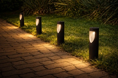 Садовий ліхтар Garden Light на сонячній батареї для вулиці з датчиком руху енергоефективний світильник для саду і двору вуличний ліхтар на сонячній панелі яскраве LED освітлення