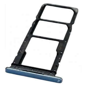 Держатель SIM-карты ZTE Blade A54, С разъемом на карту памяти, Голубой - 704394