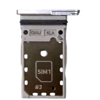 Держатель SIM-карты Samsung G990B Galaxy S21 FE, Серебряный - 632362