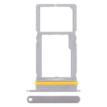 Держатель SIM-карты Samsung A175 Galaxy A17 4G, С разъемом на карту памяти, Серый - 696600