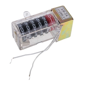 Счетчик на шаговом двигателе KLS11-KQ06A (5 чёрных и 1 красная цифра) - 307534