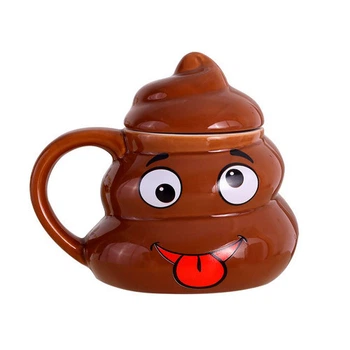 Кружка чашка фігурна Какашка 500 мл ABC Emoj 5