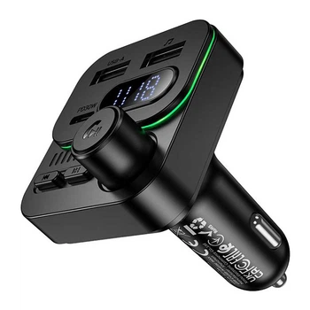 FM-трансмітер BOROFONE BC61 Ocean 45W (Black)