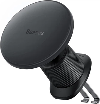 Автомобильный держатель для телефона з бездротовою зарядкою Baseus CW01 Black (C40141001111-00)
