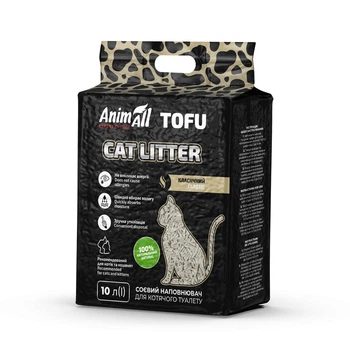 Наповнювач для котячого туалету AnimAll Tofu Classic 4,66 кг/10 л.