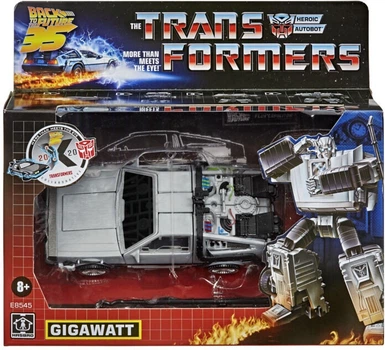 Figurka Hasbro Transformers Back to the Future Delorean Gigawatt 14 cm (5010993743520)