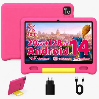 Планшет 10.1" Whitedeer KT1026 3+13/128Gb Android 14 5000mAh Розовый - Уценка