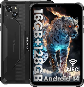 Планшет 8" OUKITEL RT3 Pro 4+12/128Gb 4G 2-SIM 8 ядер Android 14 5356 mAh Чорний (102000762) - Уцінка