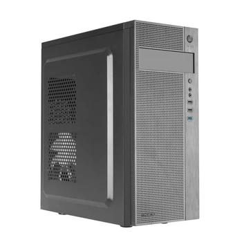 Корпус для ПК Tacens 2FERROX / без БП / ATX / Mid-Tower / USB 3.0 / 120mm Ultra-Quiet Fan / Metal Mesh / Black - Уценка