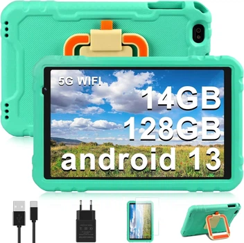 Дитячий планшет 10.1" Aocwei X500 (8+6)/128Gb 8 ядер Android 13 8000 mAh Чорний (102052370) - Уцінка