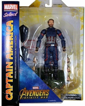 Фигурка Diamond Select Marvel Avengers Captain America 18 см (699788829752)
