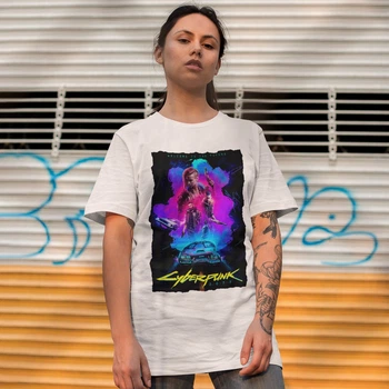 Футболка Cyberpunk 2077 (Welcome to The Future wht) XS білий