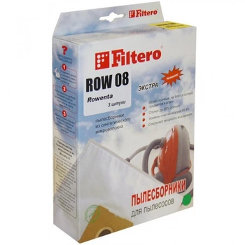 Набір синтетичних мішків для пилососу Rowenta Filtero ROW 08 Extra (3 мішки)
