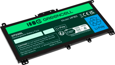 Bateria Green Cell do laptopów HP 11.4 V 3600 mAh (HP163)