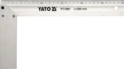 Угольник YATO, алюминиевый, 300 мм