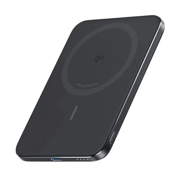 Повербанк Anker Nano MagGo Slim A1665 5000 mAh ультратонкий магнітний Qi2 MagSafe 20W Black