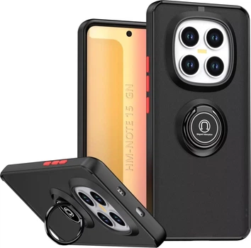 Захисний чохол MatteLuxe Xiaomi Redmi Note 15 Pro 5G (з кільцем) Black (44416-2B)