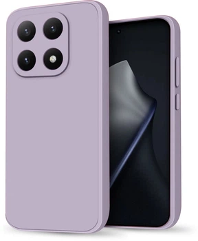 Силиконовый чехол HardCorner Xiaomi 15T (с микрофиброй) Lilac (44769-3B)