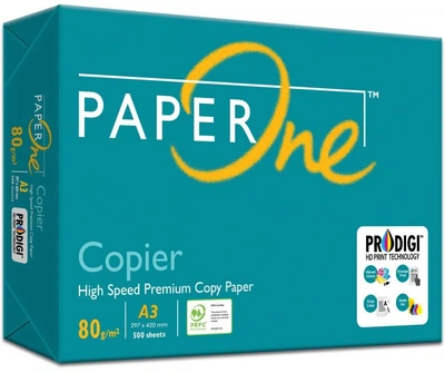 Папір офісний А3,80гр/м2,500арк PAPERONE Copier