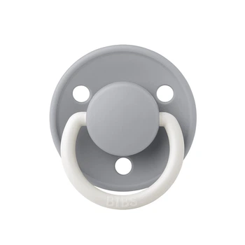 Соска пустушка Bibs De Lux Silicone Cloud glow 0-36 міс силіконова нічна