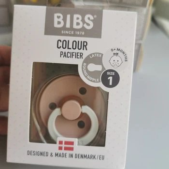 Соска Bibs Colour 0 - 6 мес ночная Blush Glow
