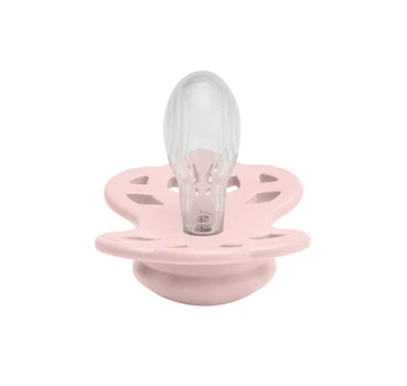 Соска пустушка BIBS 6-18 міс Infinity Silicone Symmetrical (симетрична) – Blossom