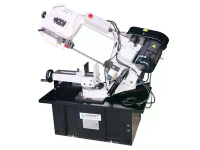 Стрічкова пила MAST Metalltechnik M-BS712R 400V з поворотною головою, 1.1 кВт, 4 швидкості, різання під кутом до 45° (ленточная пила по металлу)