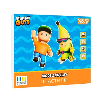 Пластилін Yes Stumble Guys 16 кольорів 320 г