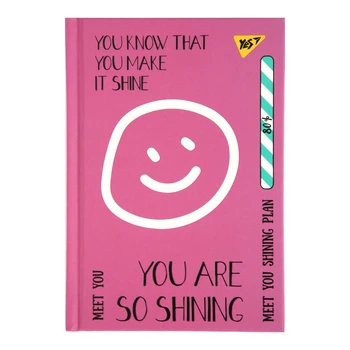 Блокнот YES Smile А6 64 аркуші лінія