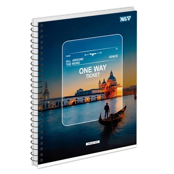 Книга канц. на спіралі А4 80арк # офс. YES 152448 City Magic /152448/