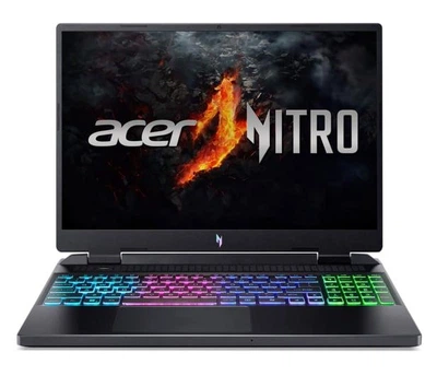 Ноутбук Acer Nitro 16 (NH.QPJEP.005), AMD Ryzen 5 8645HS / 16" / 180 Гц / RAM 64 ГБ DDR5 / SSD 3 ТБ / RTX 4050 / Windows 11 Home / Чорний