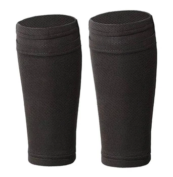 Детские держатели для щитков Gaiters Sleeves размер S на рост 120-140 см черые (358)