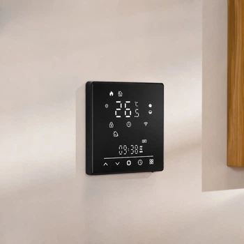 Термостат MOES GC/GA WiFi, для газового котла/пола, совместимый с Tuya Smart, Alexa, черный