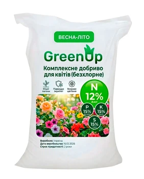 Удобрение для всех типов цветов Green Up (весна-лето) 3 кг