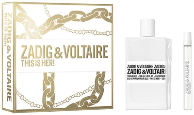 Zestaw damski Zadig&Voltaire This is Her Woda perfumowana 100 ml + Woda perfumowana 10 ml (3423222145606)