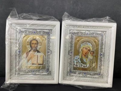 Ікони православні для батьківського благословення 2 шт 23х28 см Весільні ікони православні